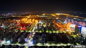 宝应城南夜景
